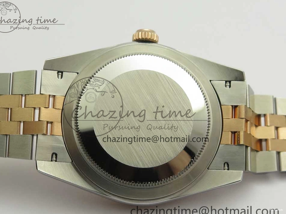 Jubilee RG Dial RG GMF SS 904 Wrapped on RG A2836 Roman Bracelet SS 36mm DateJust Wrapped 116231 0323